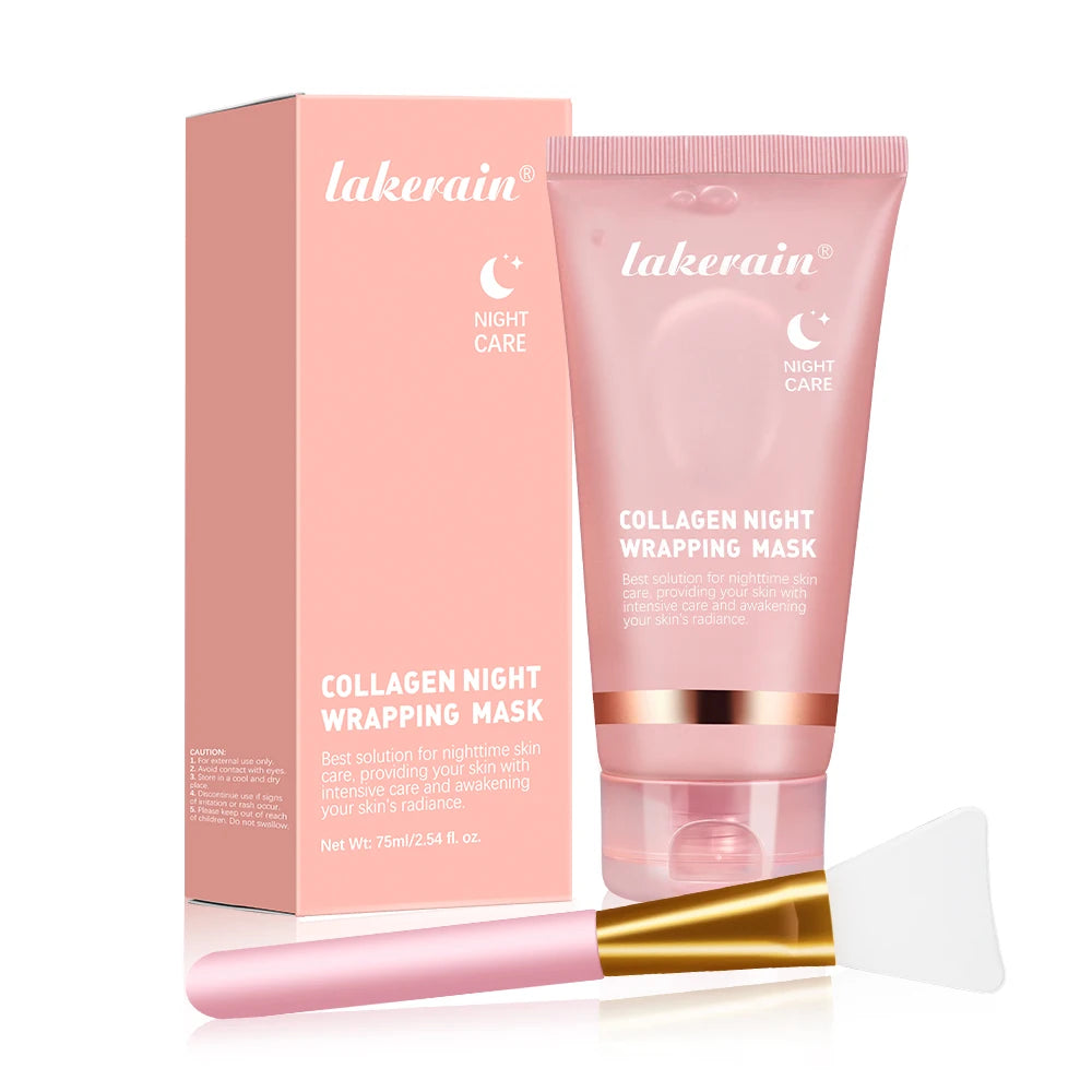 Ibcccndc Collagen Overnight Peel Mask Hydration Brightening Anti Wrinkle