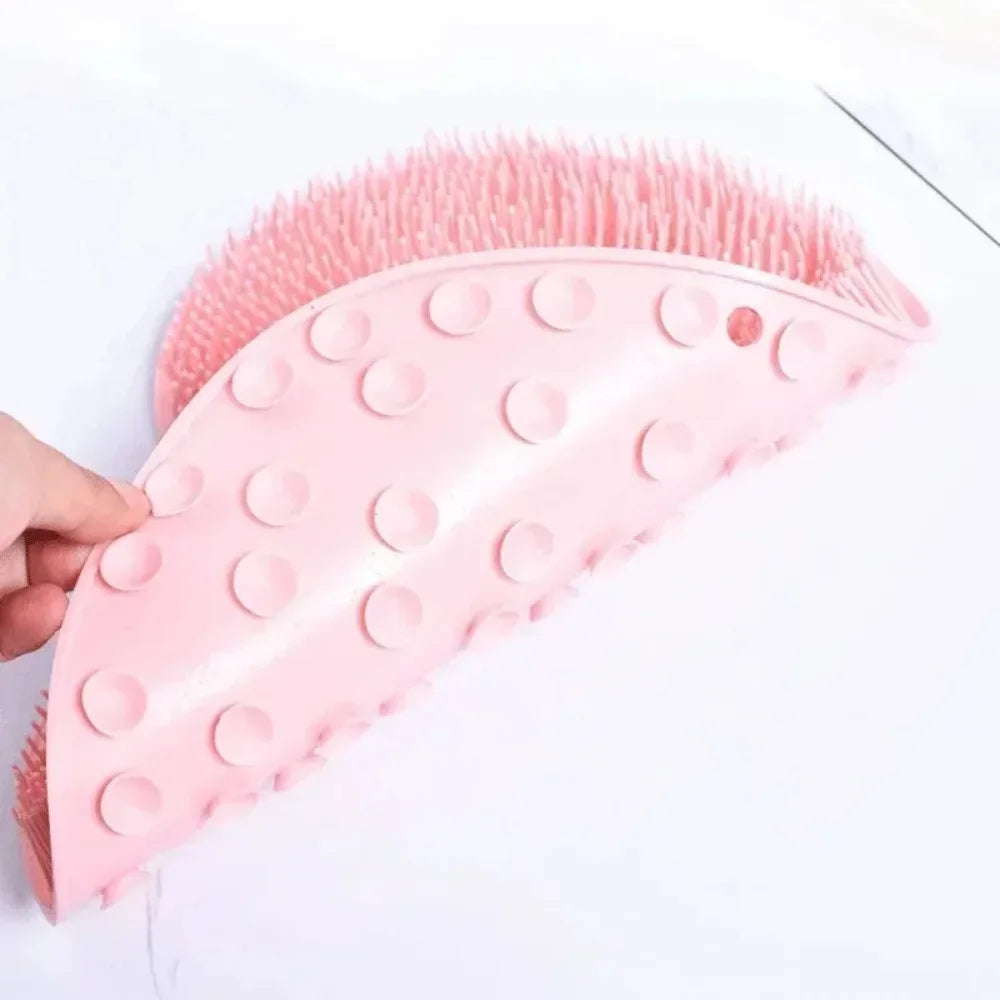 Shower Foot Scrubber Pad With Suction Cups For Exfoliation