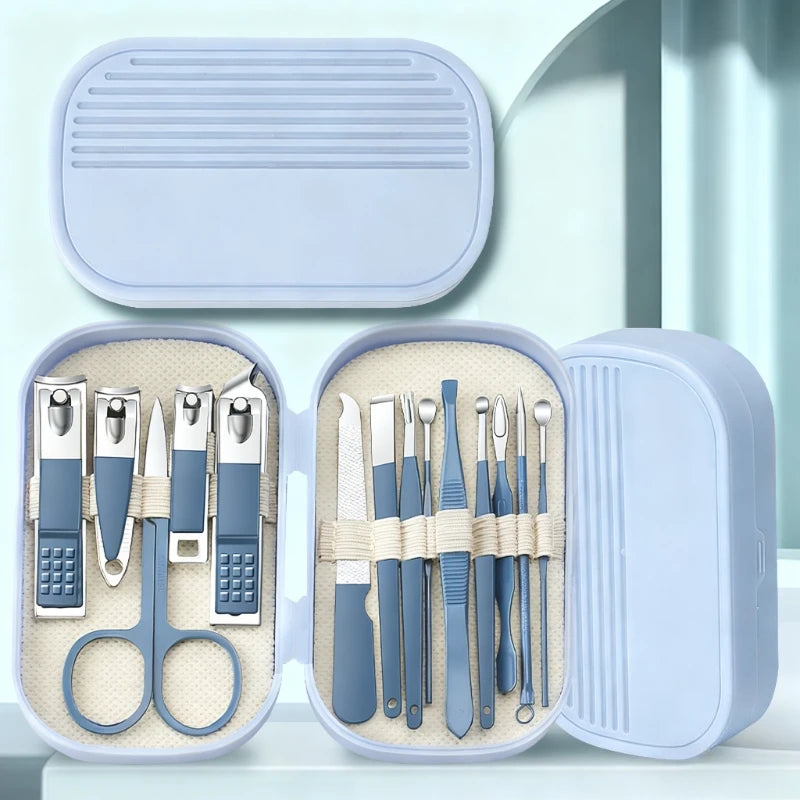 Stainless Steel 14 Piece Manicure And Pedicure Tool Set