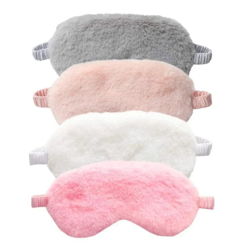 Soft Plush Sleeping Mask For Light Blocking Sleep Aid