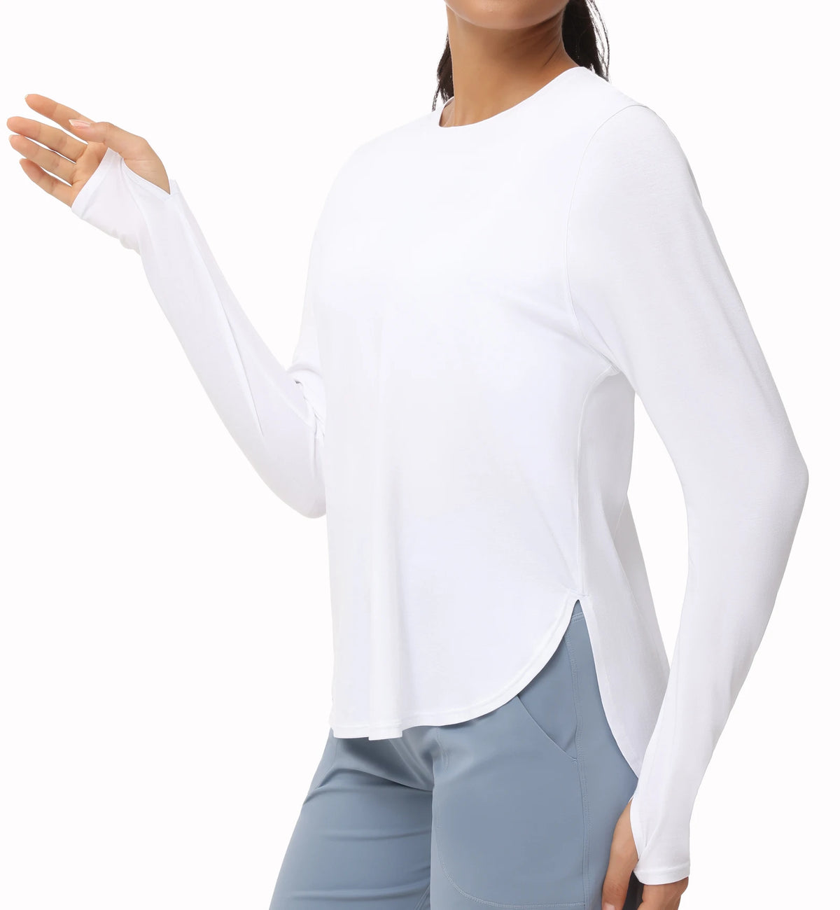 The Gym People Women's Lightweight Long Sleeve Yoga Top
