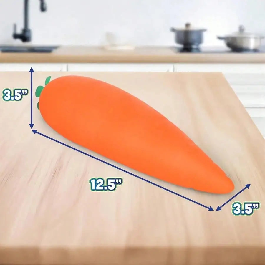 Sand Texture Squishy Carrot Vegetable Stress Relief Fidget Toy