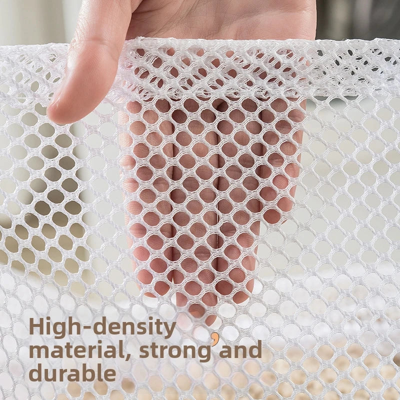 Durable Polyester Mesh Laundry Bag With Drawstring Closure