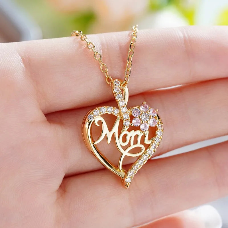Zhixun Zinc Alloy Heart Shaped Pendant Necklace With Mood Tracker