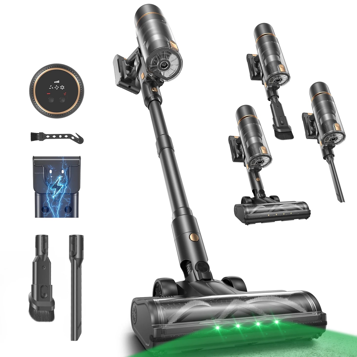 Vactek Cordless Stick Vacuum Cleaner With Hepa Filter For Pets
