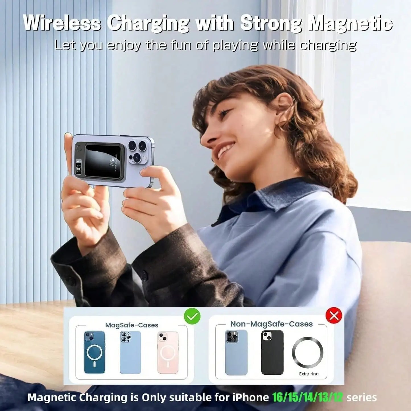 Fast Charging 10000 Mah Power Bank With Built In Cables