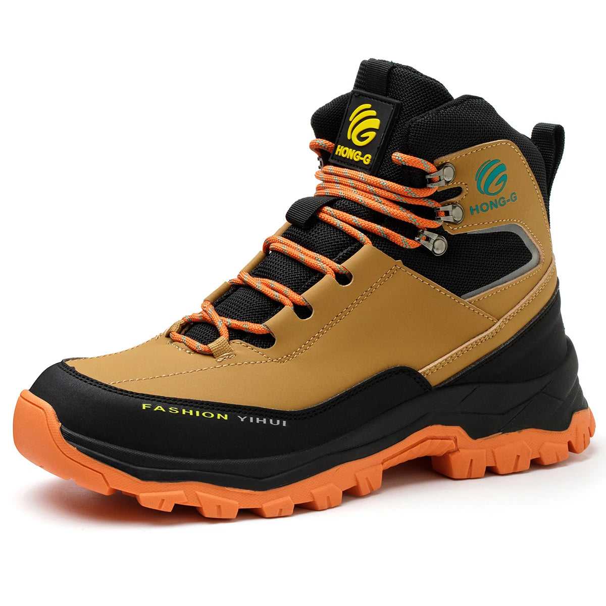 Veigar Men's Breathable Steel Toe Anti-Puncture Work Boots