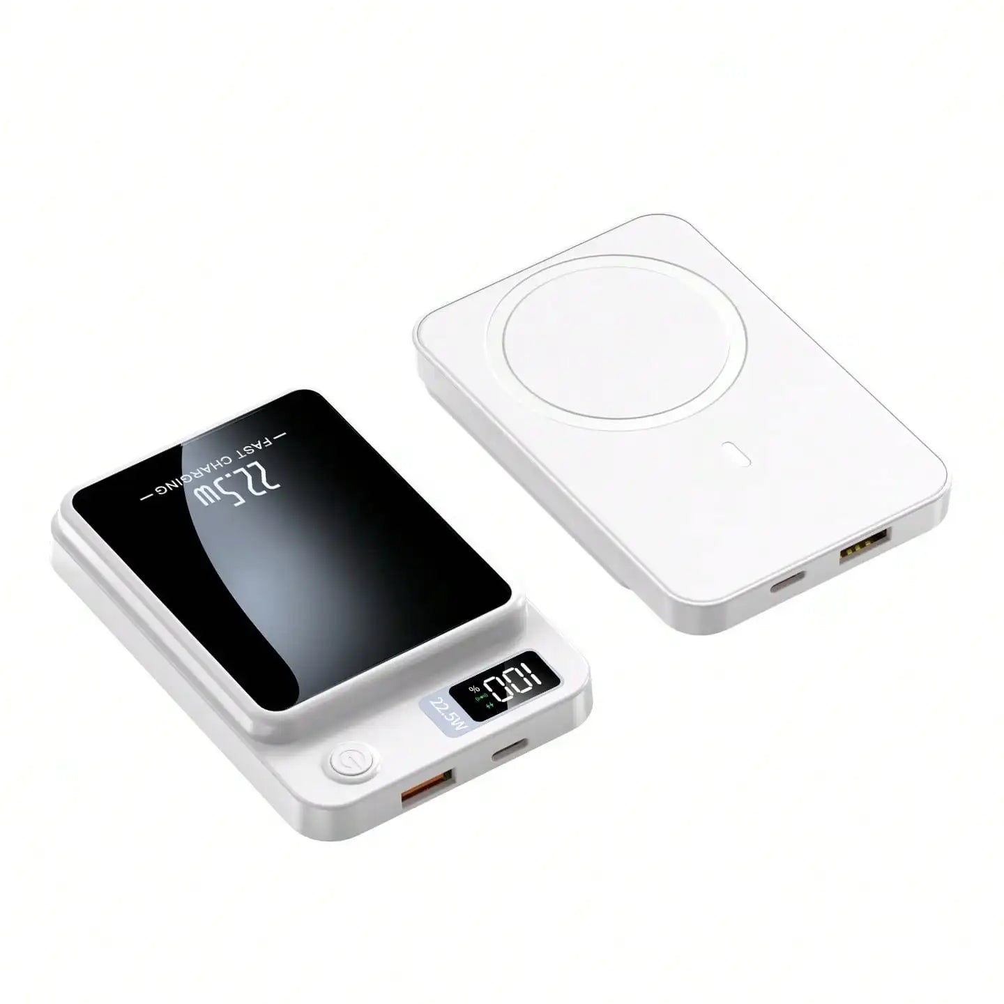 Fast Charging 10000 Mah Power Bank With Built In Cables