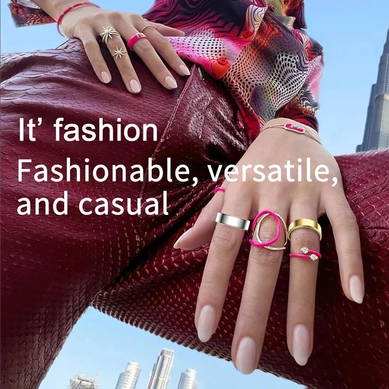 Waterproof Smart Ring For Health Monitoring And Sport Tracking