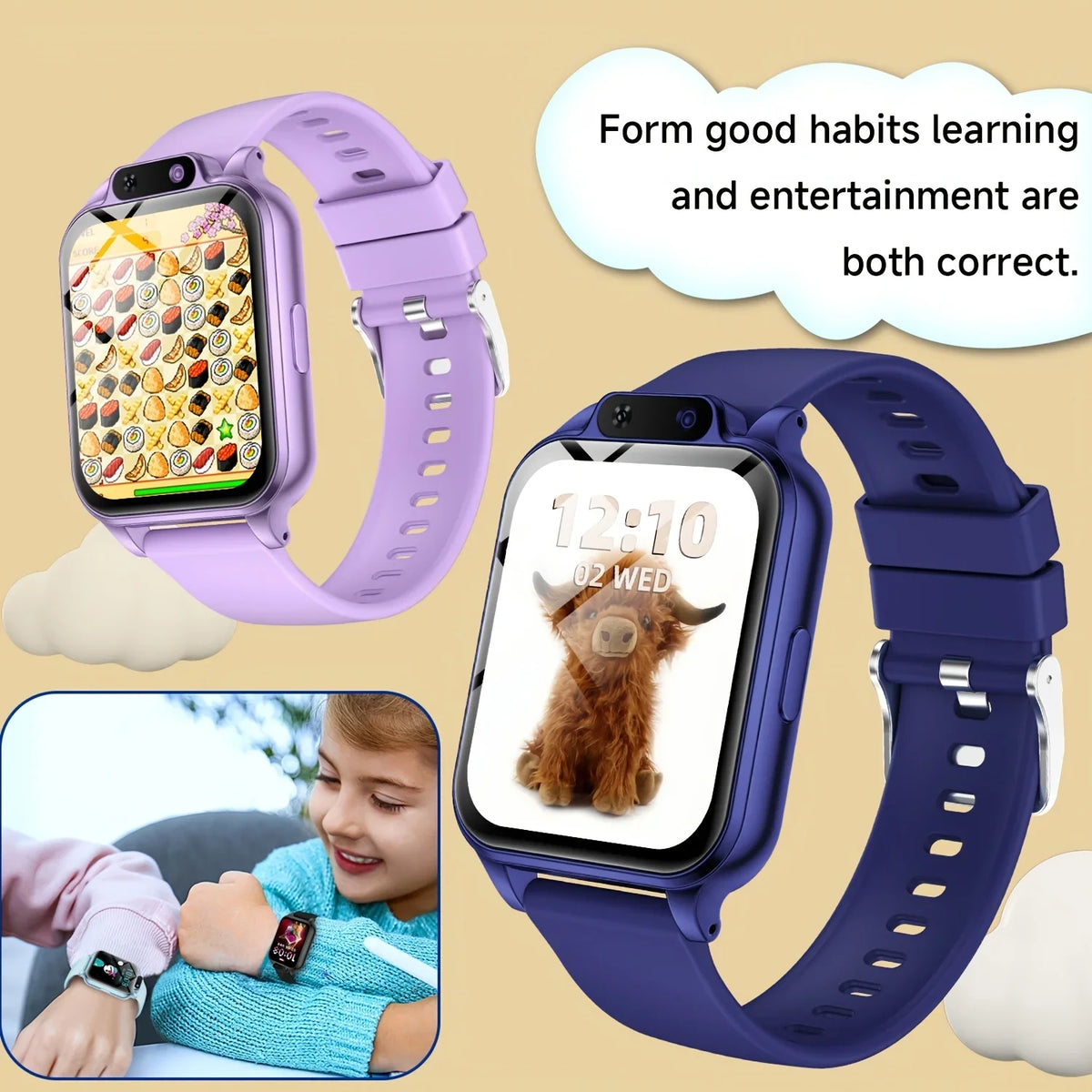 ERUN Smartwatch With Wireless Calling, Sports Modes And Message Alerts