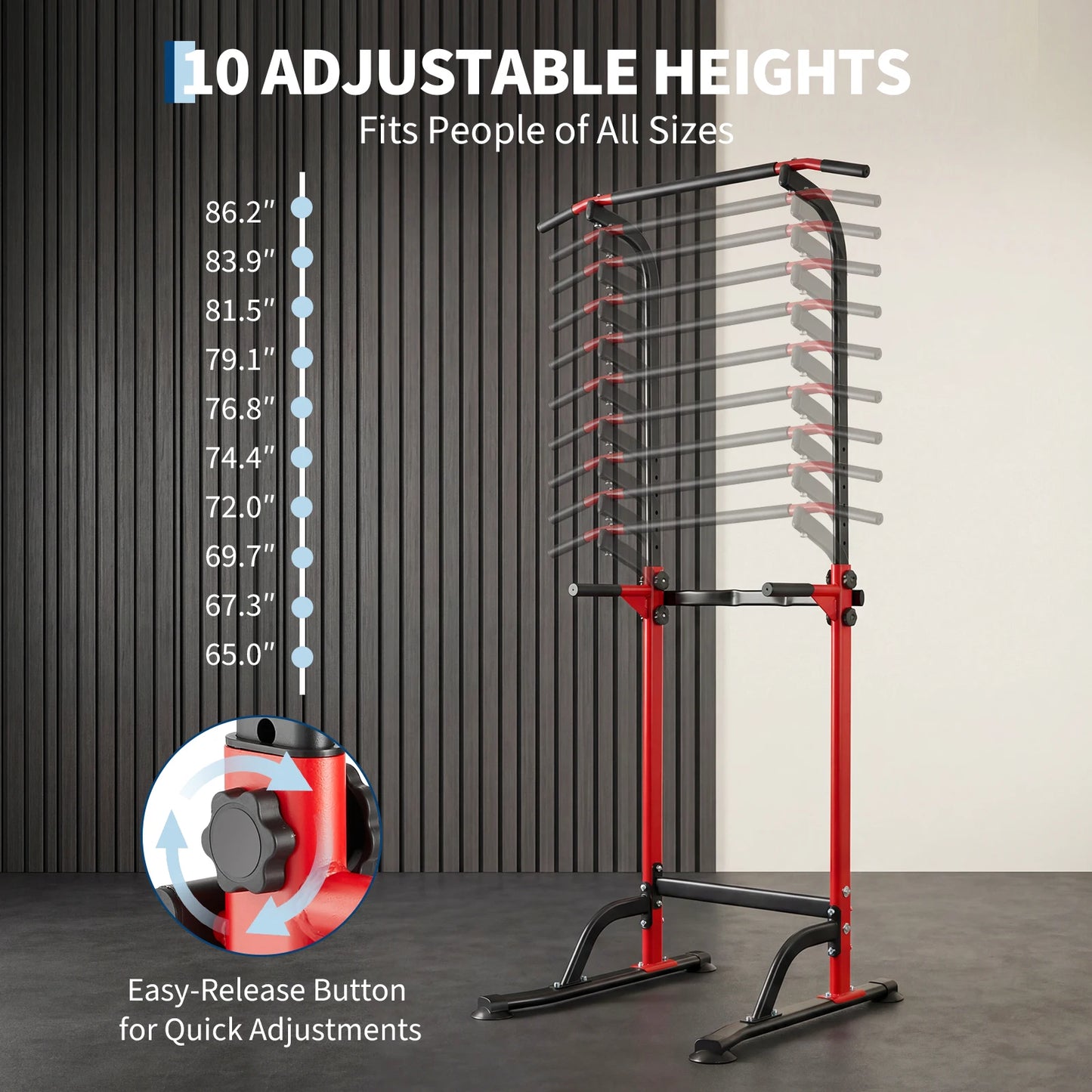 Professional Home Gym Power Tower For Pull Ups And Dips