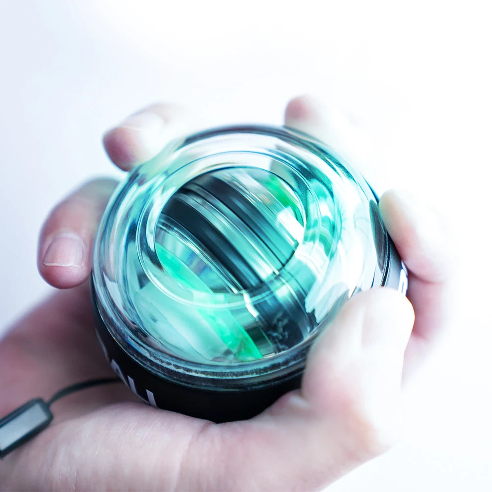 Led Gyro Wrist Ball Strengthener For Arm Fitness Training