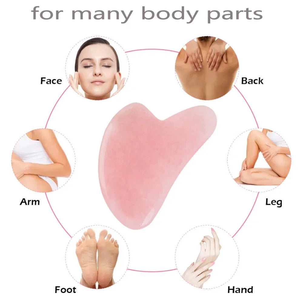 Natural Jade Gua Sha Board For Facial Massage And Skin Care