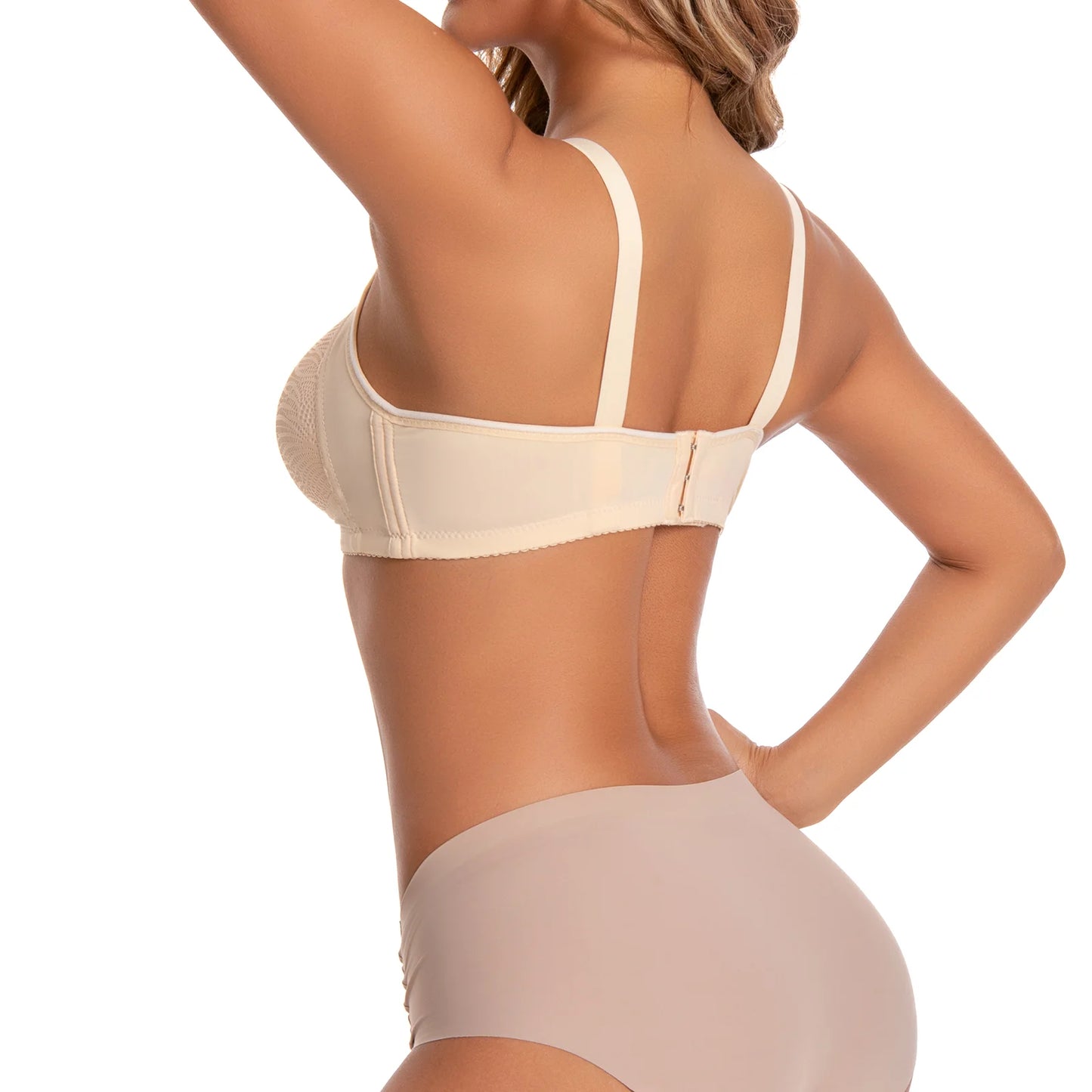 Women Lace No Wire Bras 6-Piece Set With Adjustable Straps