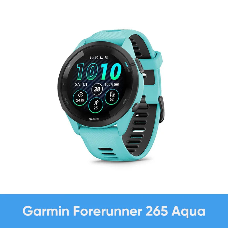 Garmin Forerunner 265 GPS Smartwatch Featuring Amoled Screen And Trackers