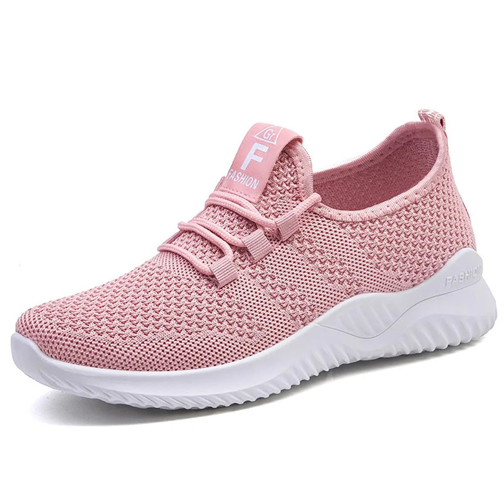 Womens Lightweight Walking Shoes With Breathable Mesh Upper Non-Slip