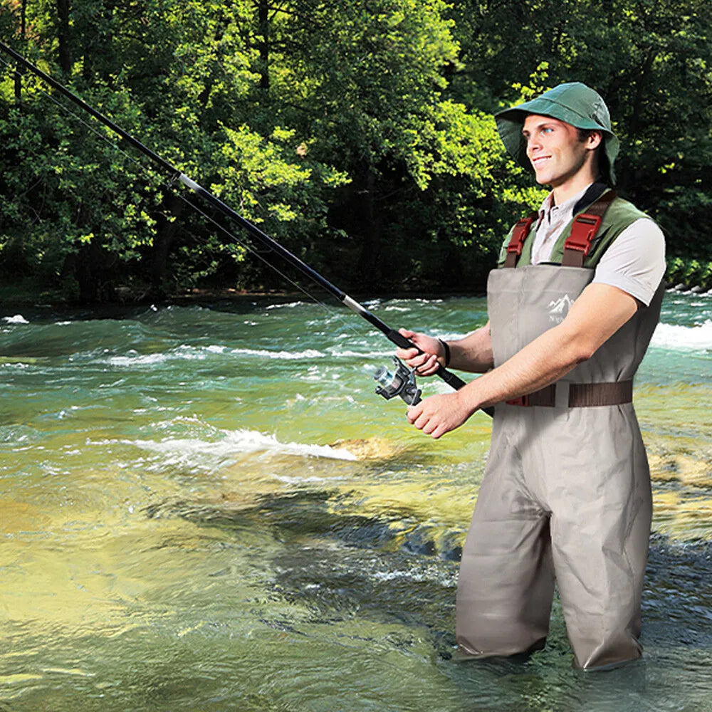 Night Cat Waterproof Fly Fishing Chest Waders With Reinforced Boots