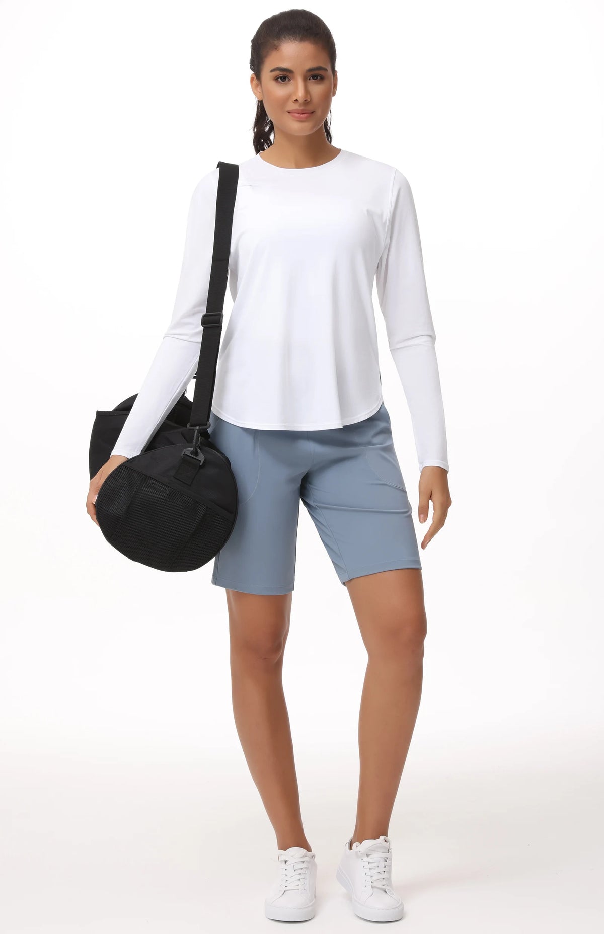 The Gym People Women's Lightweight Long Sleeve Yoga Top