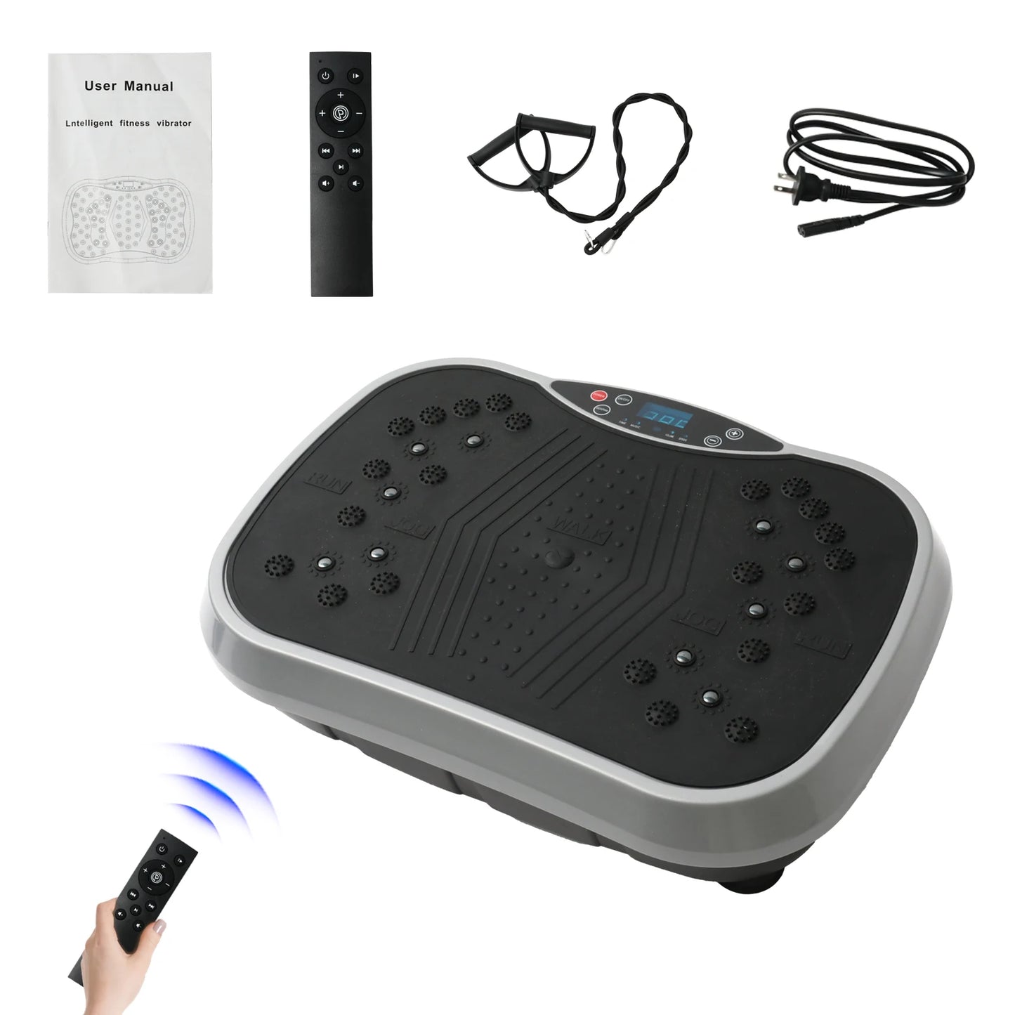 Vibration Plate Exercise Machine Portable Fat Burning Full Body Workout