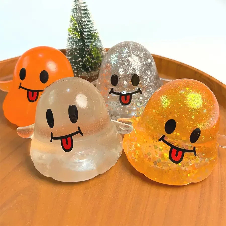 Realistic Ghost Squishy Toy Slow Rising Stress Relief Fidget Halloween