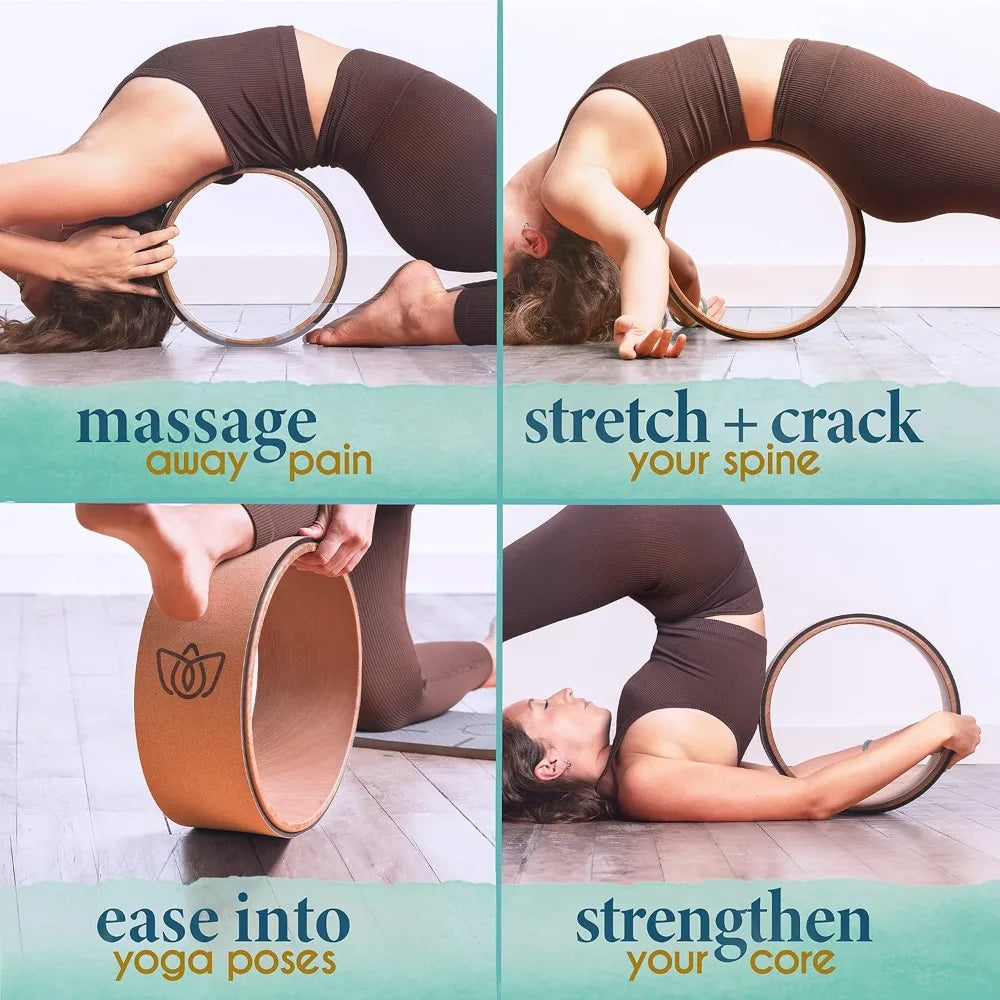 Florensi Yoga Wheel Set 3 Pack For Back Stretching