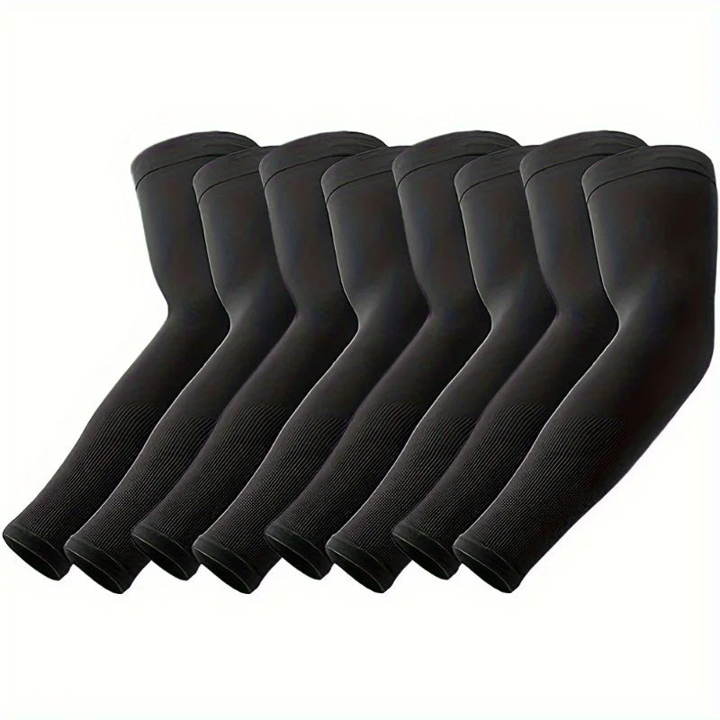 Unisex Cooling UV Protection Arm Sleeves For Running And Cycling