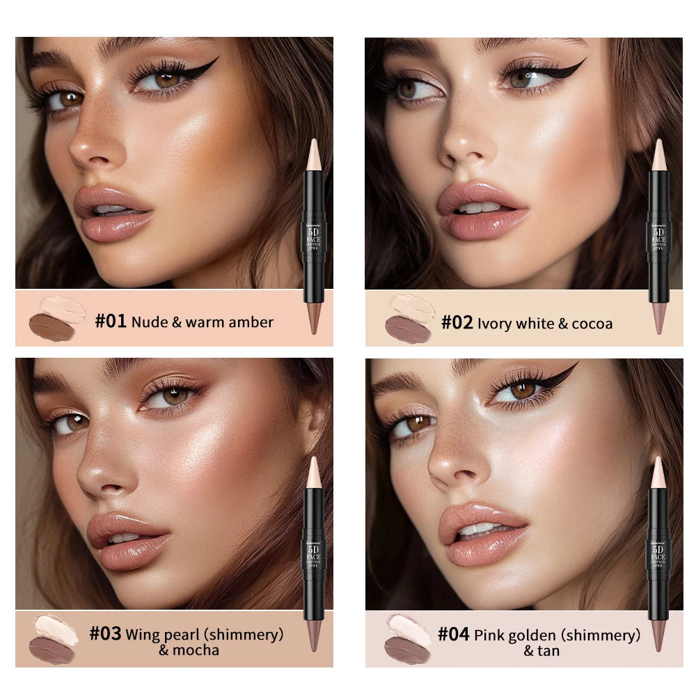 Ibcccndc Dual Head Contour Highlighter Stick For Face