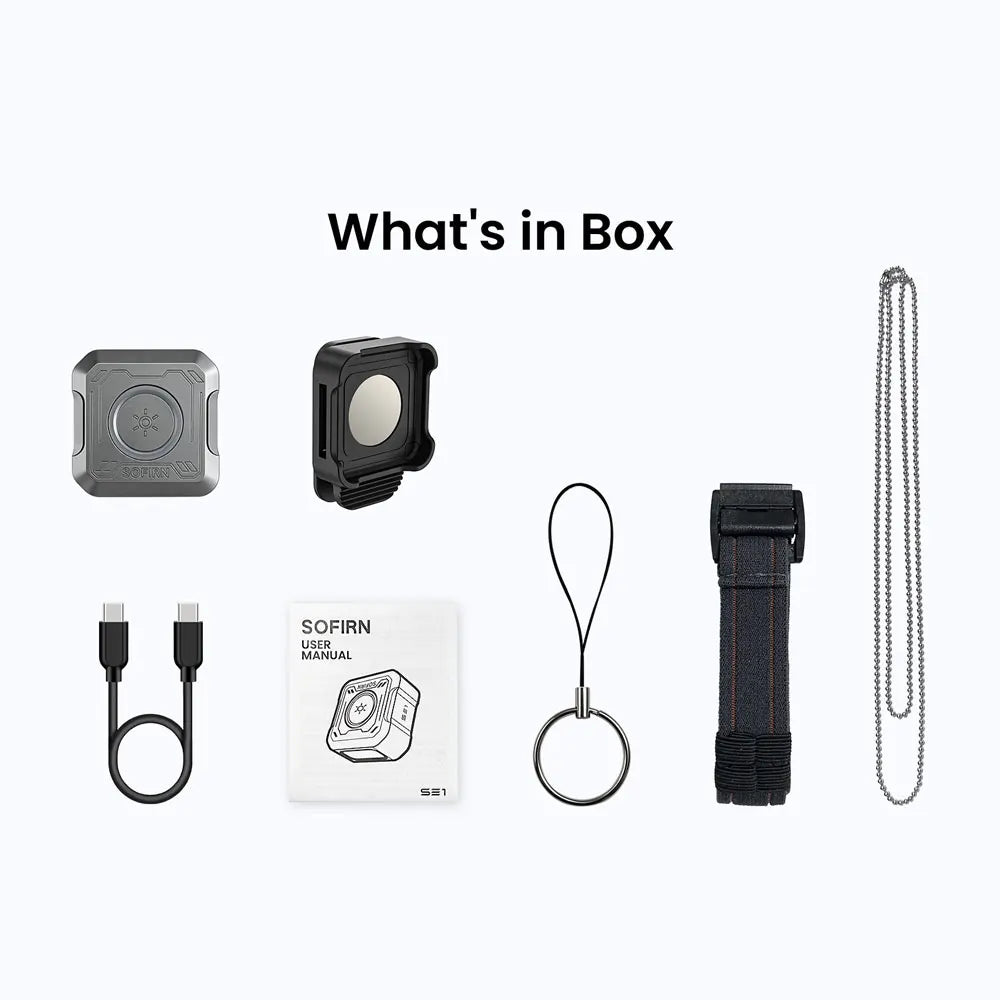 Sofirn SE1 Rechargeable Pocket Flashlight With Magnetic Wrist Keychain