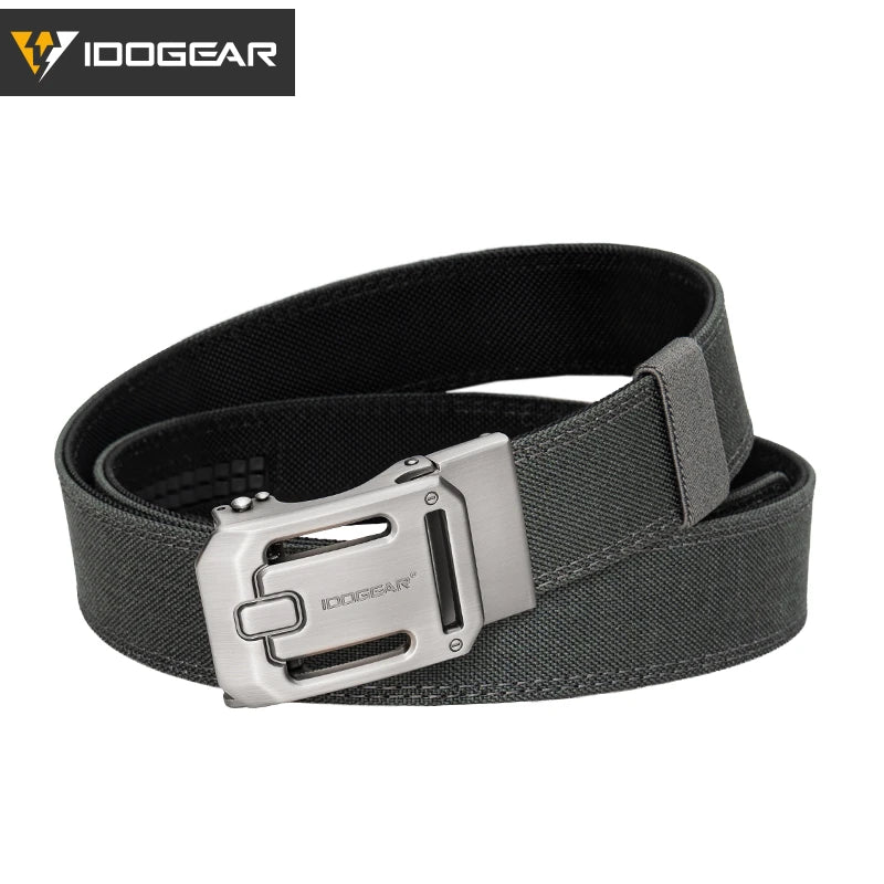 IDOGEAR Sports Quick Release Nylon Tactical Ratchet Belt for Men
