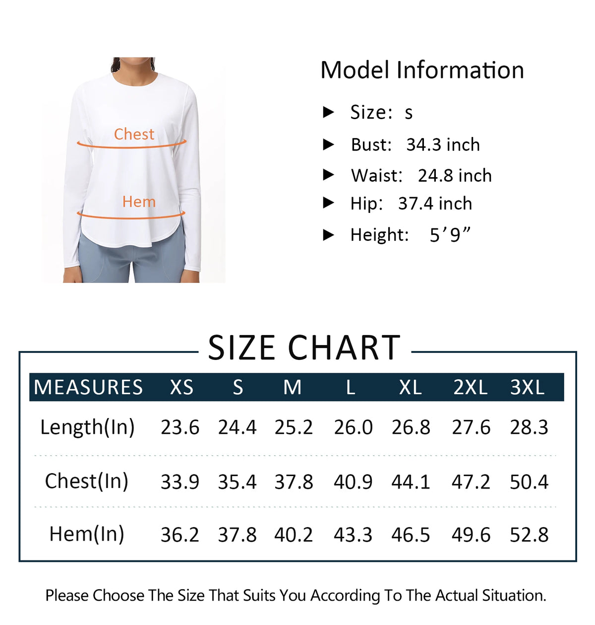 The Gym People Women's Lightweight Long Sleeve Yoga Top