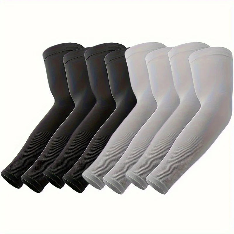 Unisex Cooling UV Protection Arm Sleeves For Running And Cycling