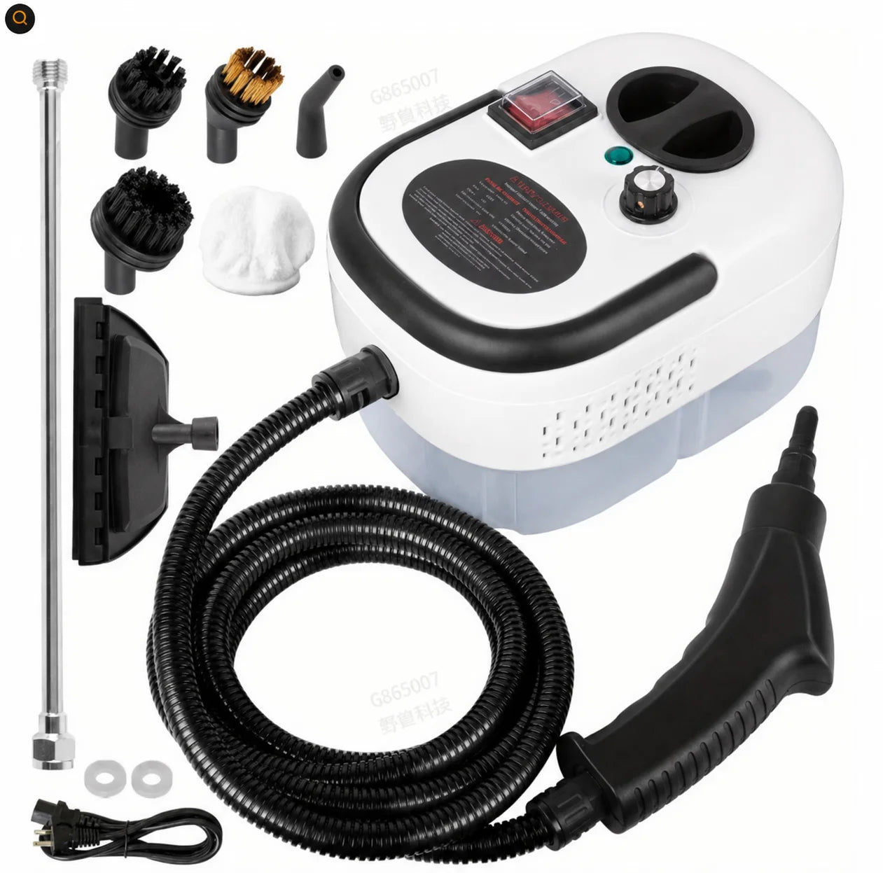 2500W High Temperature Steam Cleaner Portable Handheld Machine US Plug