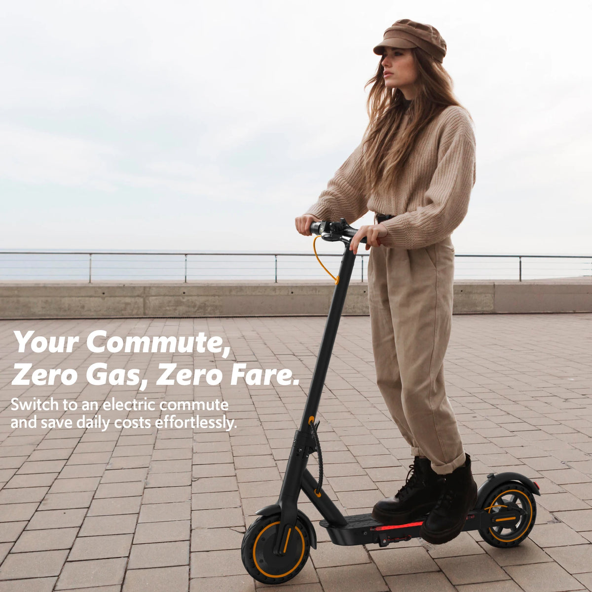 Osboo Foldable Electric Scooter With 550W Peak Motor