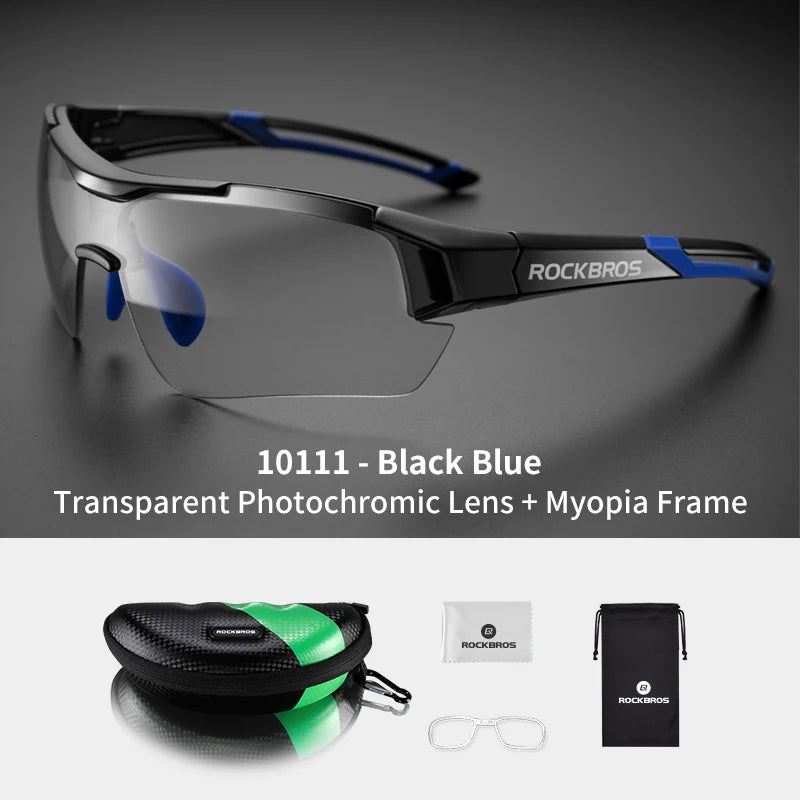 Rockbros Photochromic Cycling Sunglasses With UV400 Protection