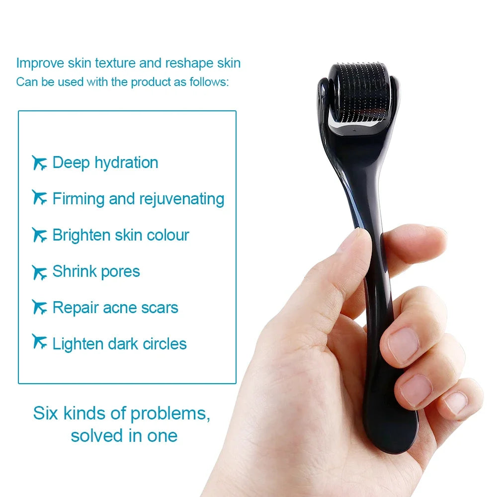 Professional 540 Needle Stainless Steel Derma Roller For Facial Care