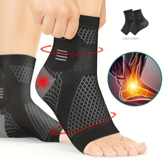 Compression Socks Open Toe Neuropathy Foot Sleeves With Arch Support