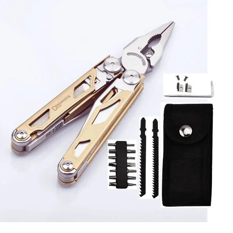 Daicamping DL30 Multitool Plier Multifunctional Survival Knife And Saws Set