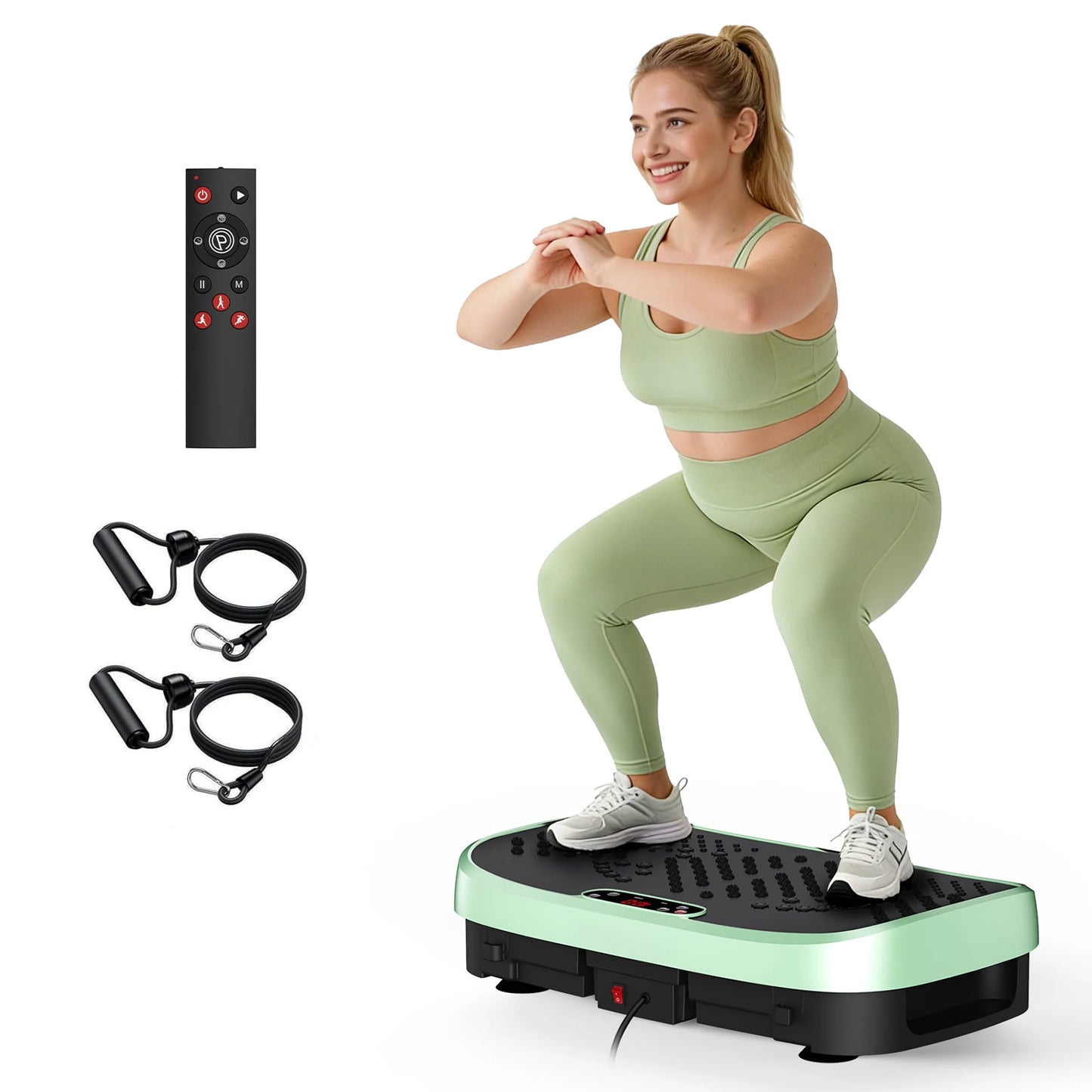 Magnetic Vibration Plate Exercise Machine 330 Lb Capacity
