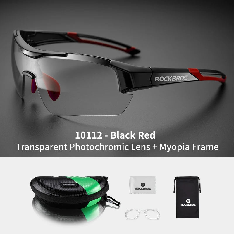 Rockbros Photochromic Cycling Sunglasses With UV400 Protection