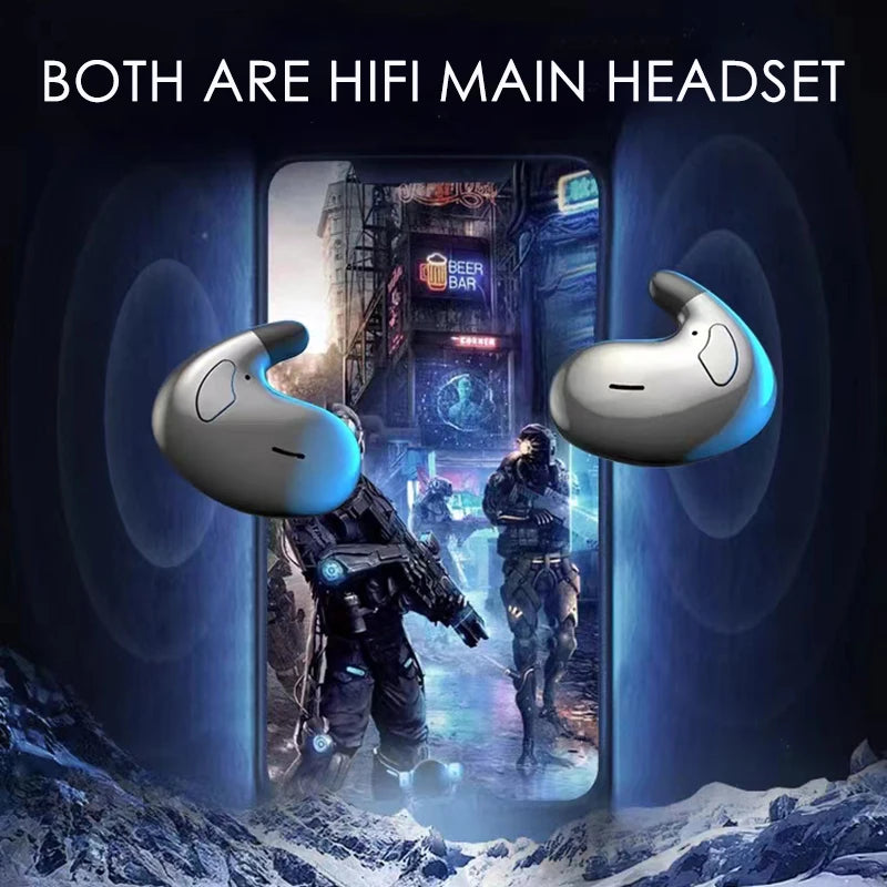 SHUKE SK Ultra-thin Sleep Headphones Bluetooth 5.3 Earbuds