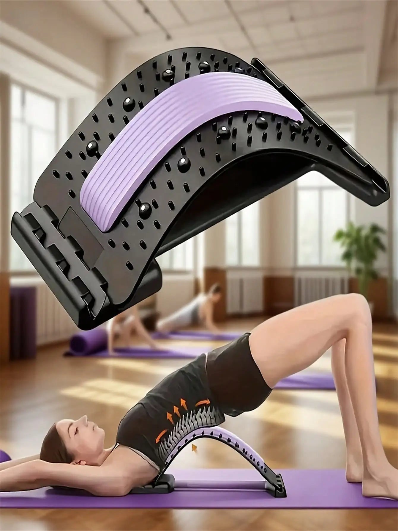 Adjustable Back Relaxer Stretcher For Yoga And Office Use