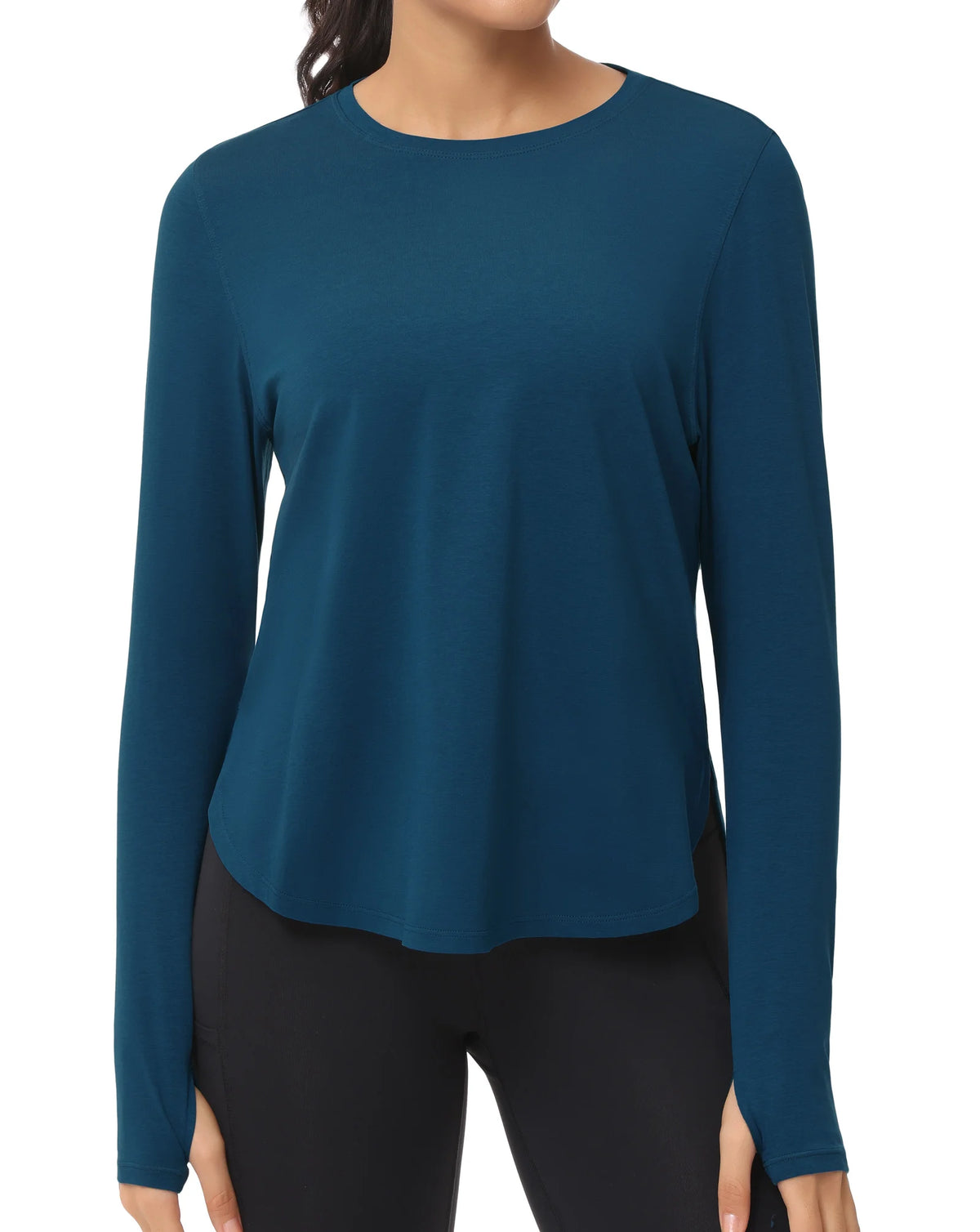 The Gym People Women's Lightweight Long Sleeve Yoga Top