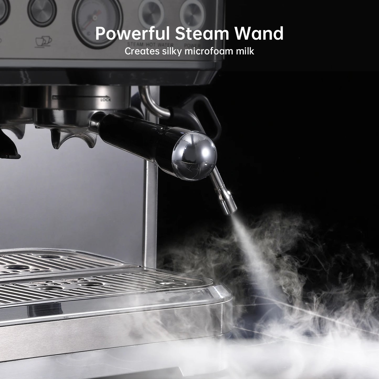 Acekool Espresso Machine With Grinder And Milk Frother