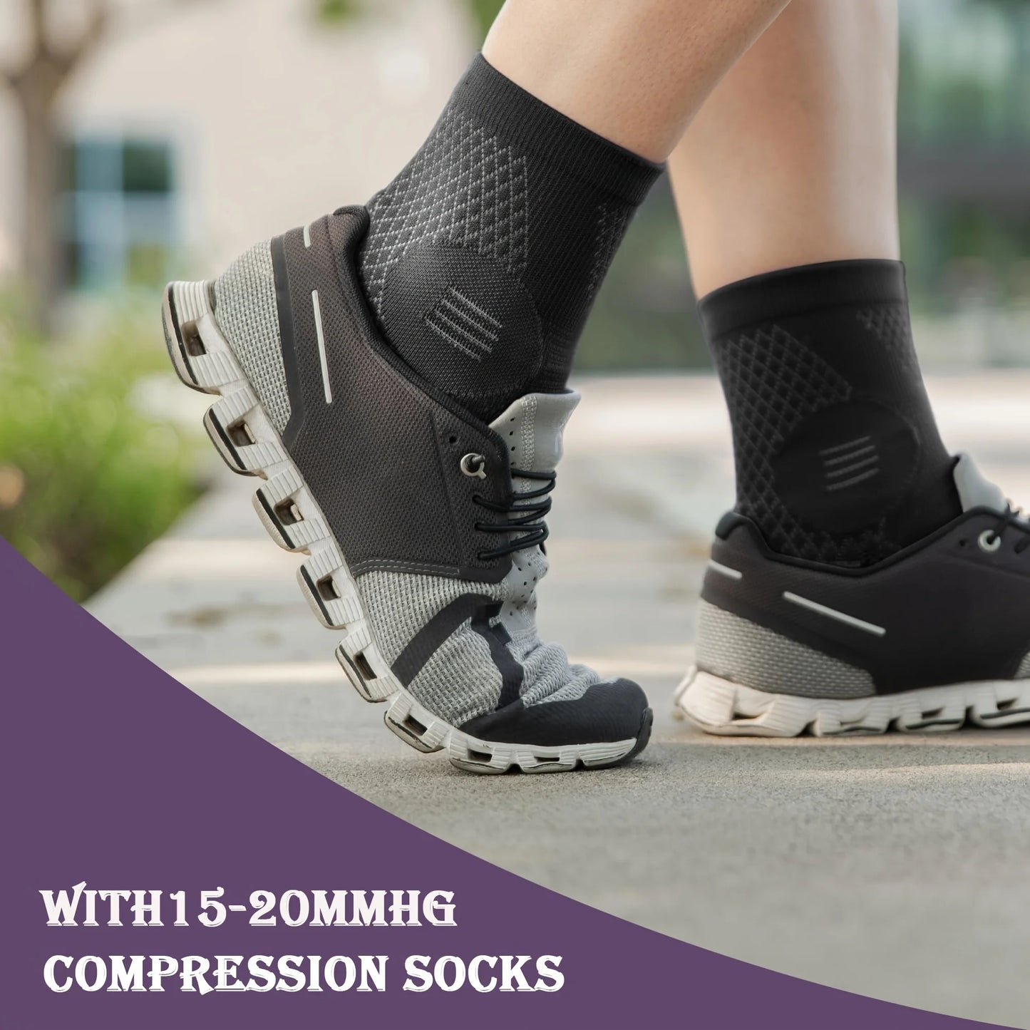 Compression Socks Open Toe Neuropathy Foot Sleeves With Arch Support