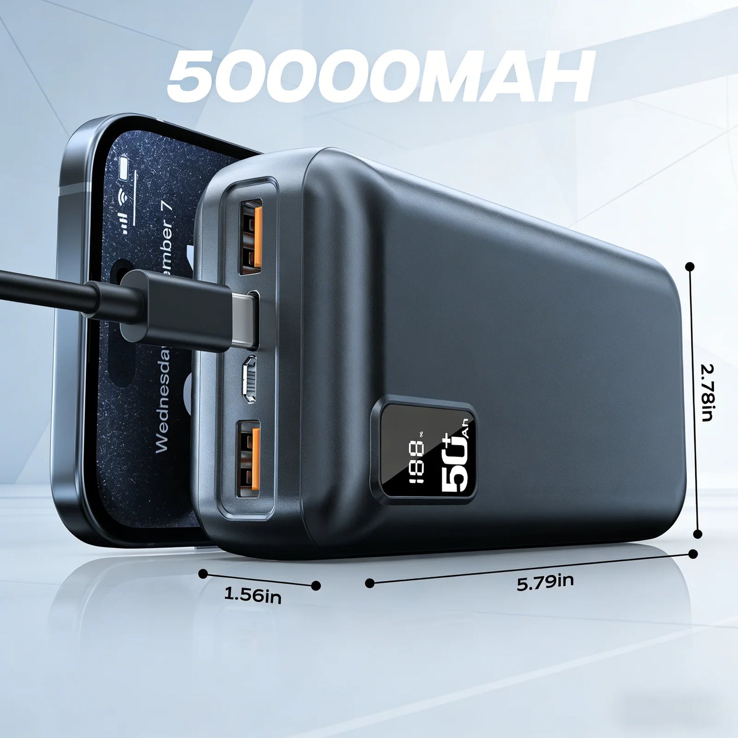Hganus 50000 mAh Power Bank With Fast Charging