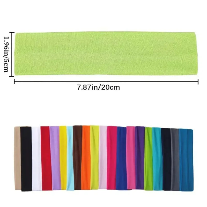 Durable Elastic Hair Bands For Women Sports Fitness Gym