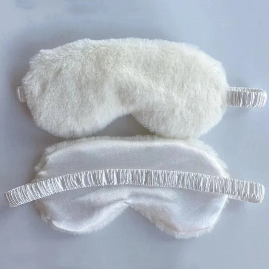 Soft Plush Sleeping Mask For Light Blocking Sleep Aid