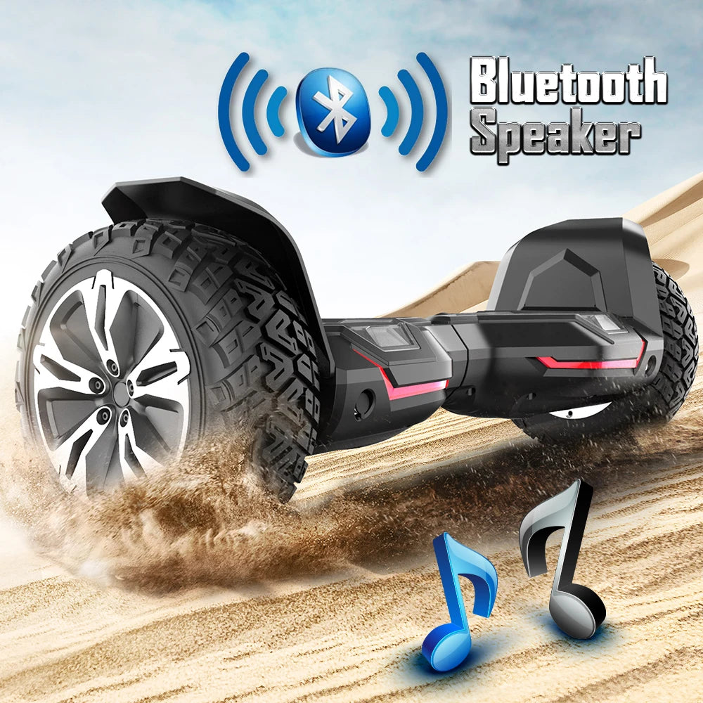 Warrior Off Road Self Balancing Scooter 350W Dual Motors Music Speaker
