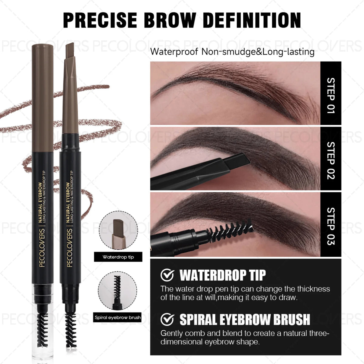 Complete Eye Brow Makeup Set With Palette Eyeliner Mascara