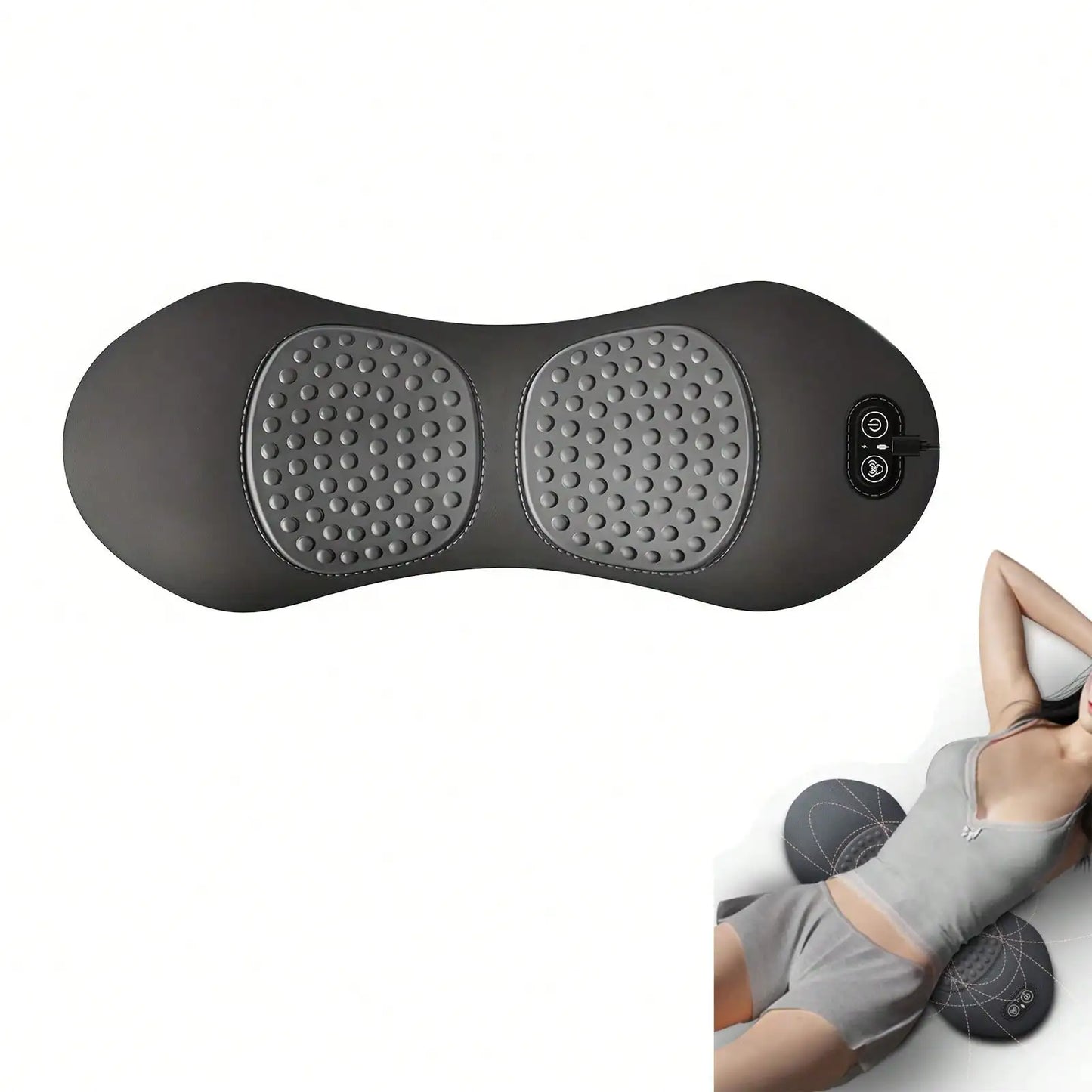 3-In-1 Back And Neck Massager With Heating And Air Compression